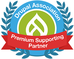 drupal association supporting premium badge