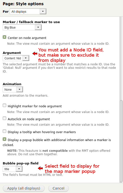 Gamp configuration continued