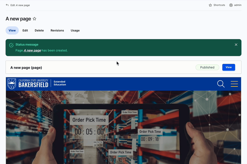 Preview updated instantly