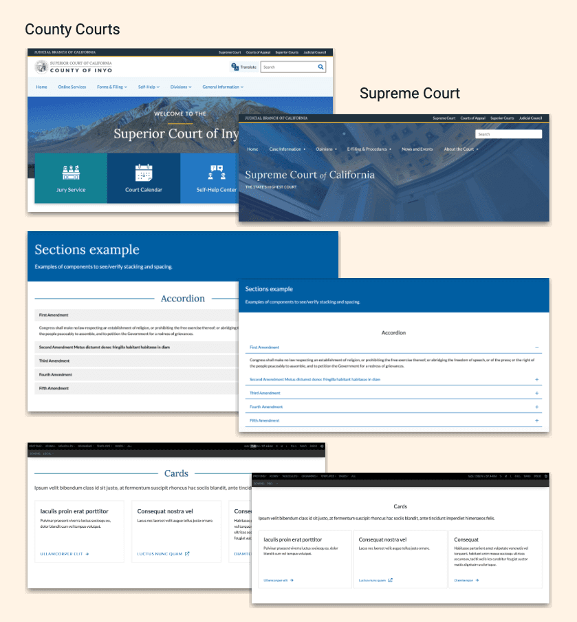 Storybook components for JCC