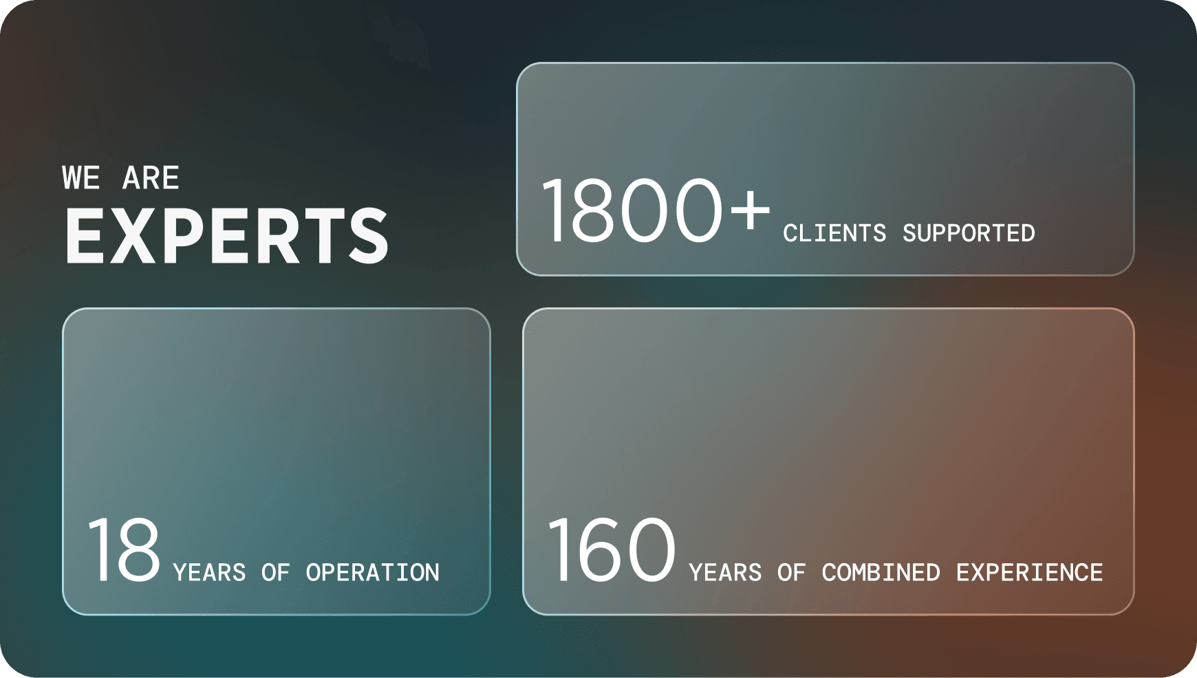 We Are Experts