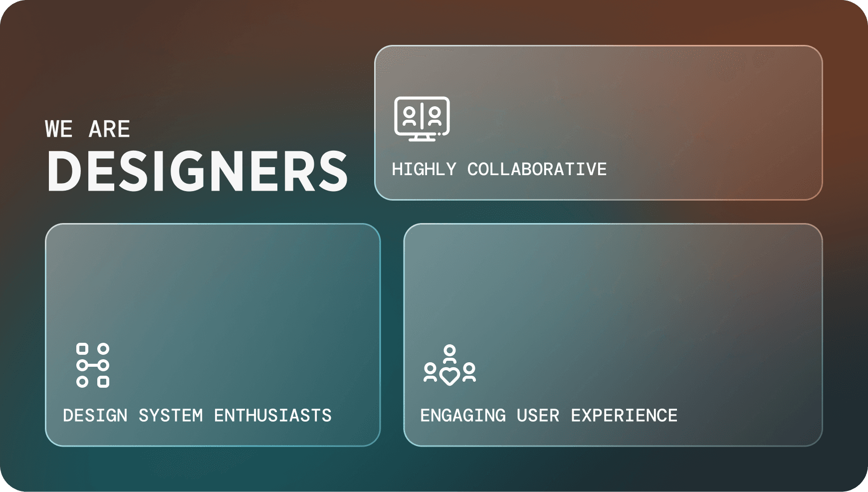 We are Designers