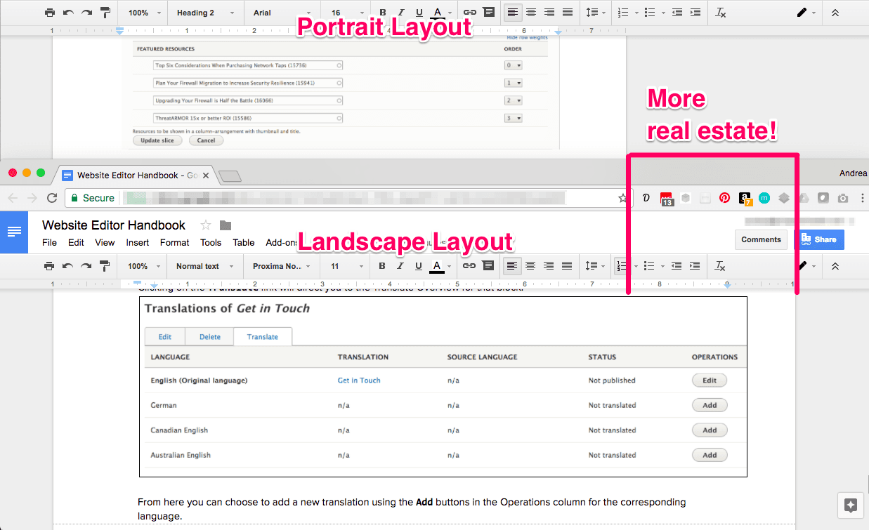 Making a Great Website Handbook