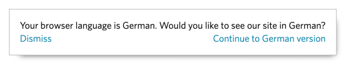 Language Suggestion Drupal 8 suggestion box